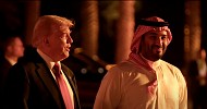Saudi Crown Prince receives Trump in Diriyah